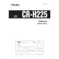 TEAC CR-H225 Manual de Usuario
