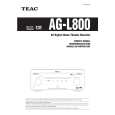 TEAC AG-L800 Manual de Usuario