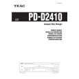 TEAC PD-D2410 Manual de Usuario