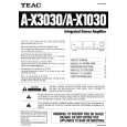 TEAC A-X3030 Manual de Usuario