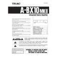 TEAC A-BX10 Manual de Usuario