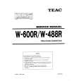 TEAC W600R Manual de Servicio