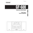 TEAC GF-600 Manual de Usuario