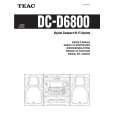 TEAC DC-D6800 Manual de Usuario