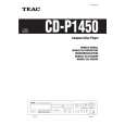 TEAC CD-P1450 Manual de Usuario