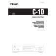 TEAC C-1D Manual de Usuario