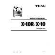 TEAC X10/R Manual de Servicio