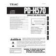 TEAC PD-H570 Manual de Usuario