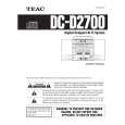 TEAC DC-D2700 Manual de Usuario
