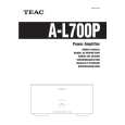 TEAC A-L700P Manual de Usuario