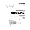 TEAC VRDS25X Manual de Servicio