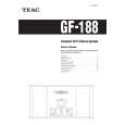 TEAC GF-188 Manual de Usuario