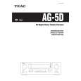 TEAC AG-5D Manual de Usuario