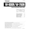TEAC W800R Manual de Usuario