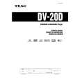 TEAC DV-20D Manual de Usuario