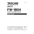 TEAC FW1804 Manual de Usuario