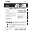 TEAC AD-500 Manual de Usuario
