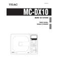 TEAC MC-DX10 Manual de Usuario