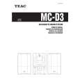 TEAC MC-D3 Manual de Usuario