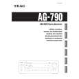 TEAC AG-790 Manual de Usuario