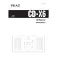TEAC CD-X6 Manual de Usuario