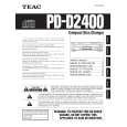 TEAC PD-D2400 Manual de Usuario