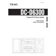 TEAC DC-D6300 Manual de Usuario