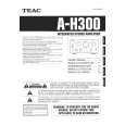 TEAC A-H300 Manual de Usuario