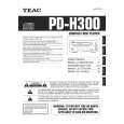 TEAC PD-H300 Manual de Usuario