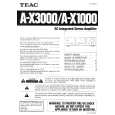 TEAC A-X1000 Manual de Usuario