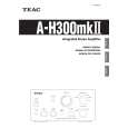 TEAC A-H300MII Manual de Usuario