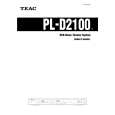 TEAC PL-D2100 Manual de Usuario