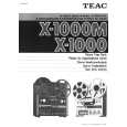 TEAC X1000M Manual de Usuario