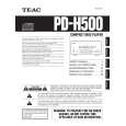 TEAC PD-H500 Manual de Usuario