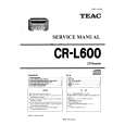 TEAC CLR600 Manual de Servicio