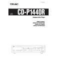 TEAC CD-P1440R Manual de Usuario