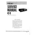 TEAC C1 Manual de Servicio