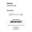 TEAC DV-R101 Manual de Usuario