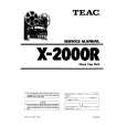 TEAC X2000R Manual de Servicio