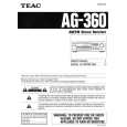 TEAC AG-360 Manual de Usuario