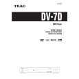 TEAC DV-7D Manual de Usuario