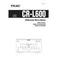TEAC CR-L600 Manual de Usuario