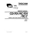 TEAC RC-701 Manual de Servicio