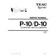 TEAC P10 Manual de Servicio