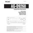 TEAC AG-D9260 Manual de Usuario