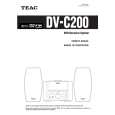 TEAC DV-C200 Manual de Usuario